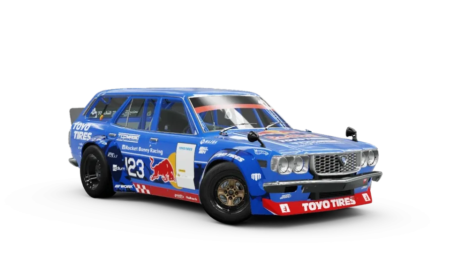 Mazda 123 Mad Mike 808 Wagon 'FURSTY' — Forza Horizon 6 oyun içi görseli