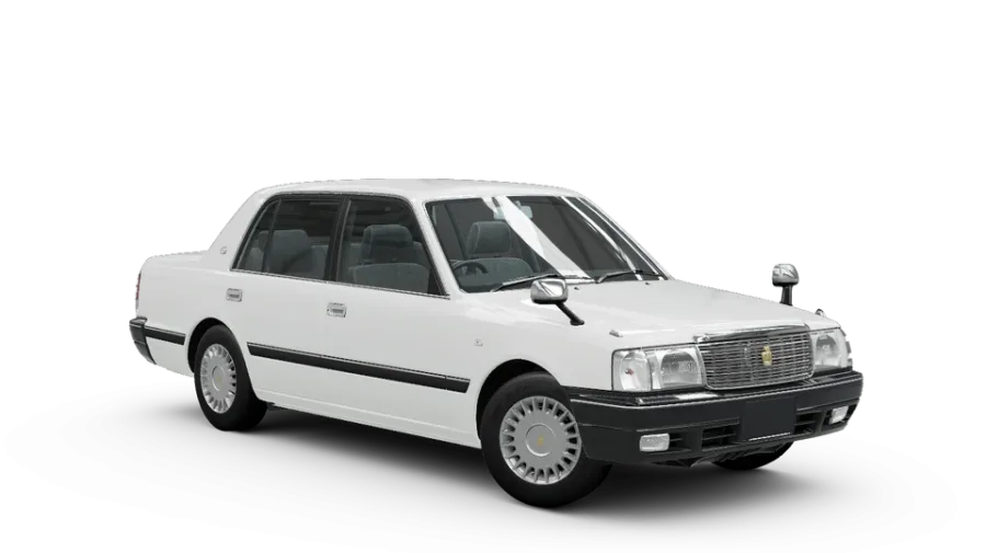 Toyota Crown Super Deluxe Taxi — Forza Horizon 6 oyun içi görseli