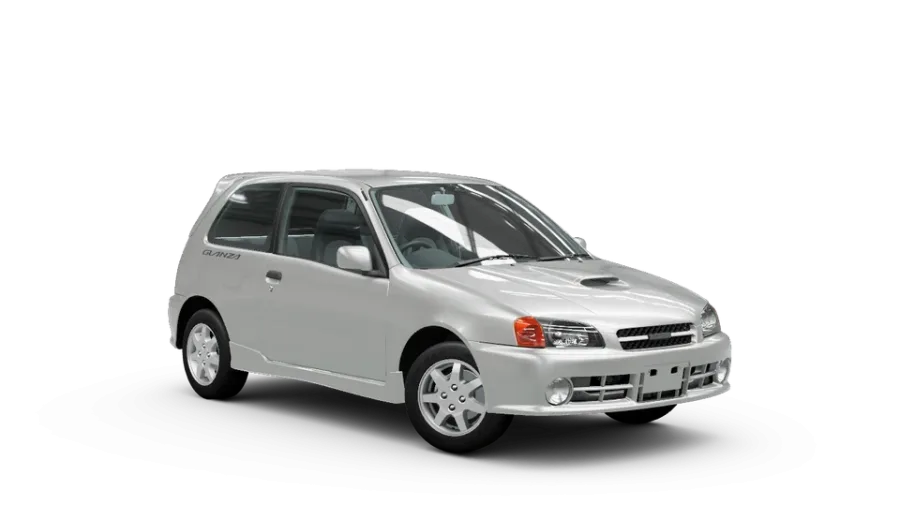 Toyota Starlet Glanza V — Forza Horizon 6 oyun içi görseli